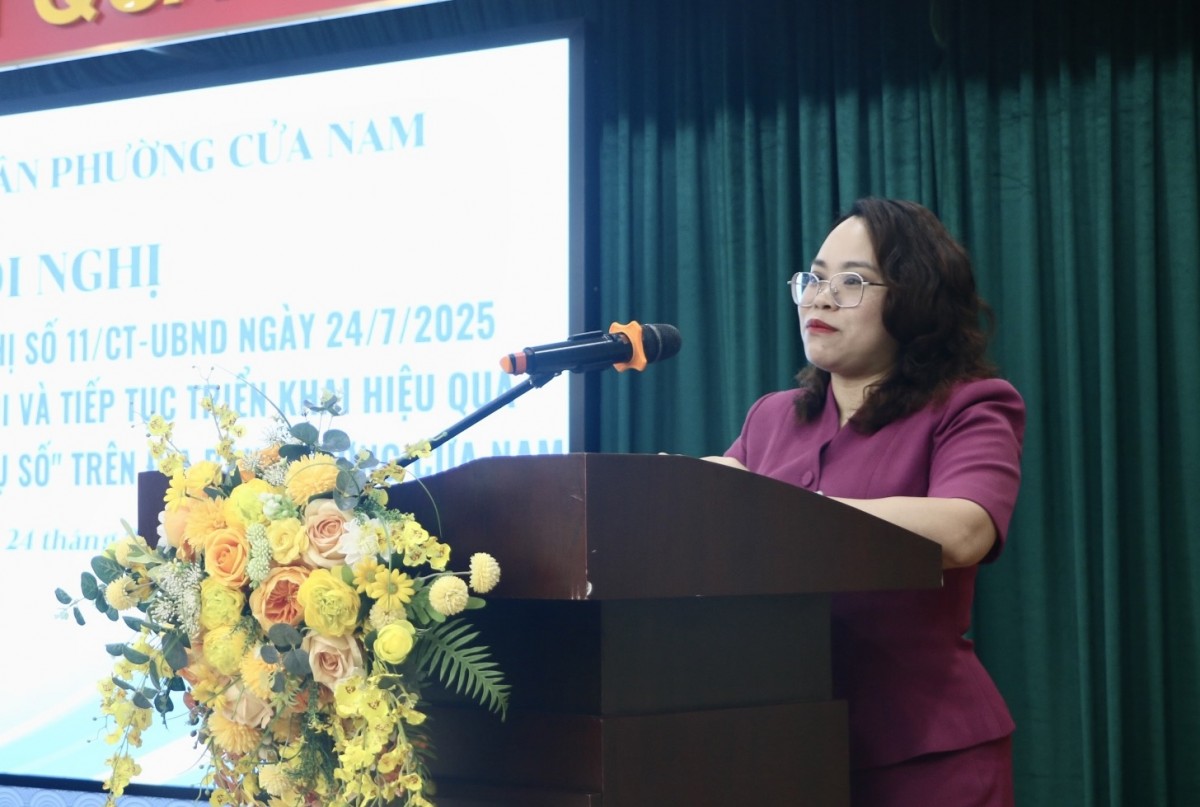 Phường Cửa Nam bứt phá trong chuyển đổi số, nỗ lực xây dựng chính quyền điện tử