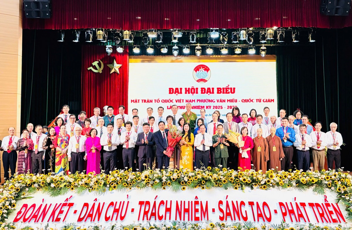Phát huy truyền thống, sức mạnh đoàn kết, xây dựng phường Văn Miếu - Quốc Tử Giám phát triển toàn diện