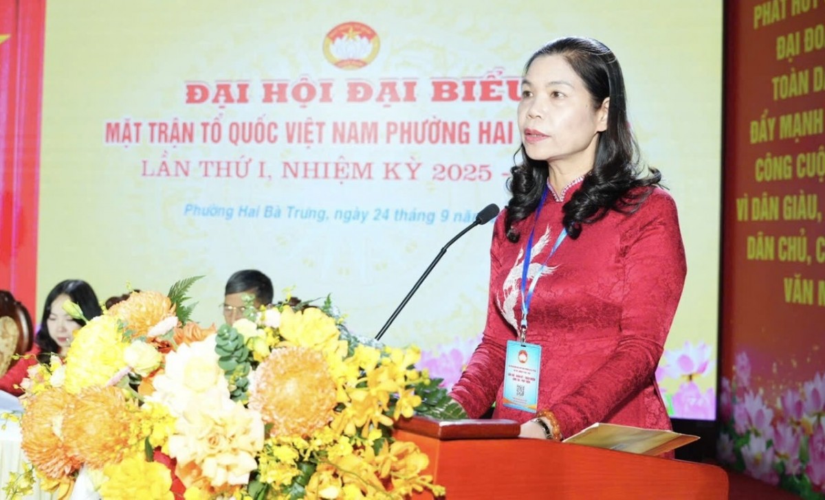 Phát huy khối đại đoàn kết toàn dân, xây dựng phường Hai Bà Trưng vững mạnh