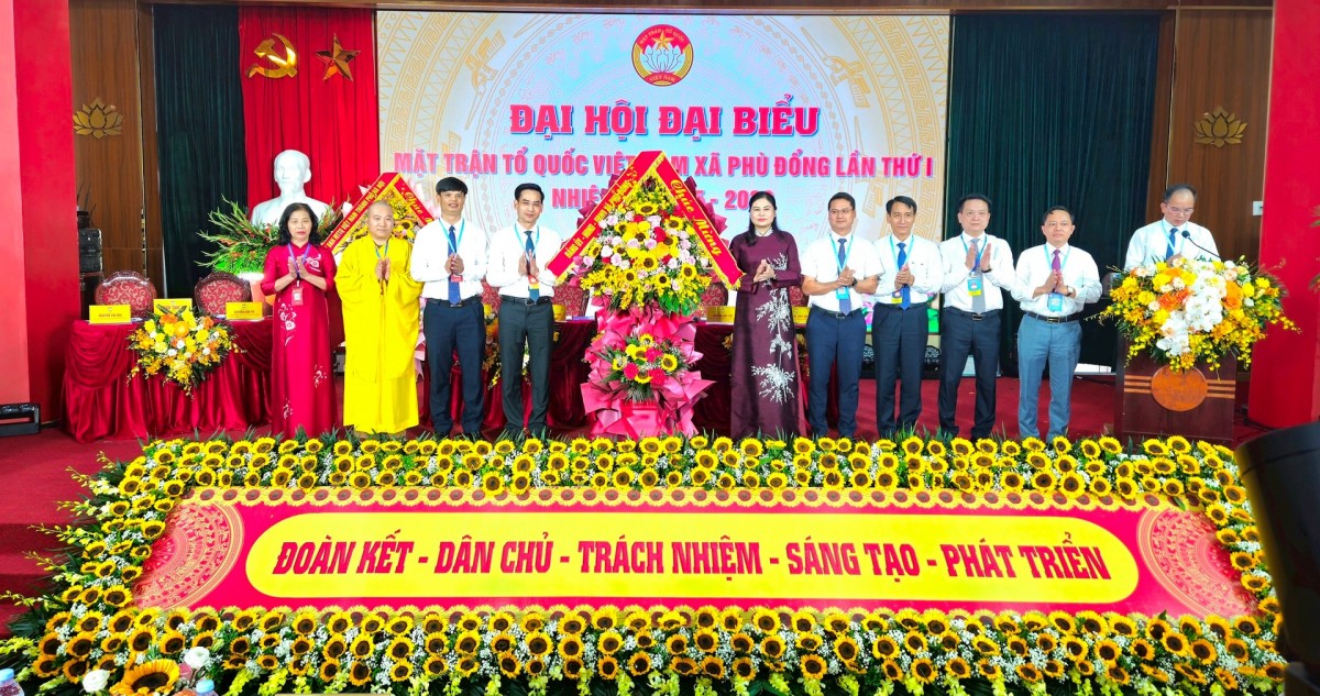 Ông Nguyễn Đức Thể giữ chức Chủ tịch Ủy ban Mặt trận Tổ quốc Việt Nam xã Phù Đổng