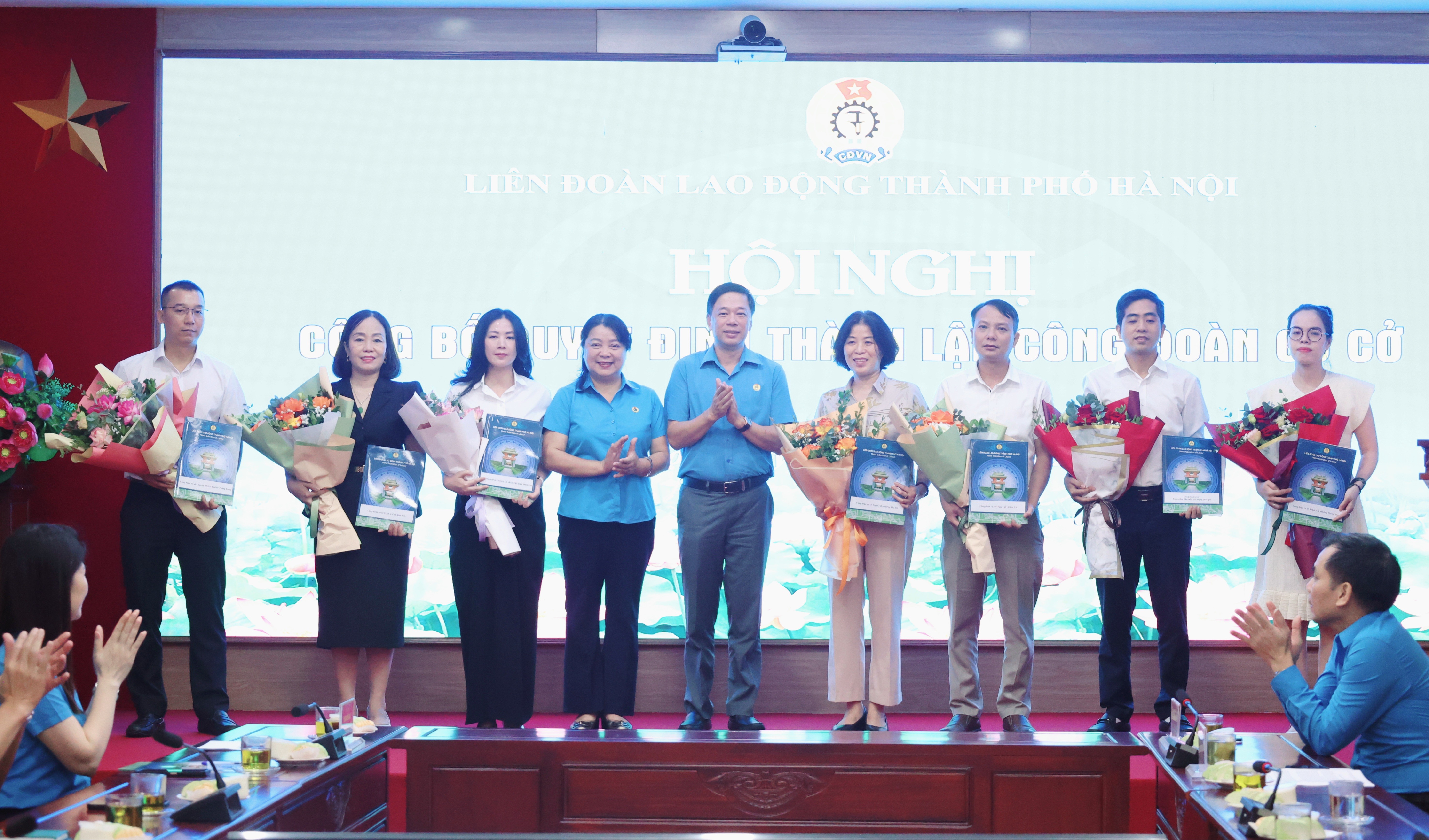 Liên đoàn Lao động thành phố Hà Nội thành lập 34 Công đoàn cơ sở