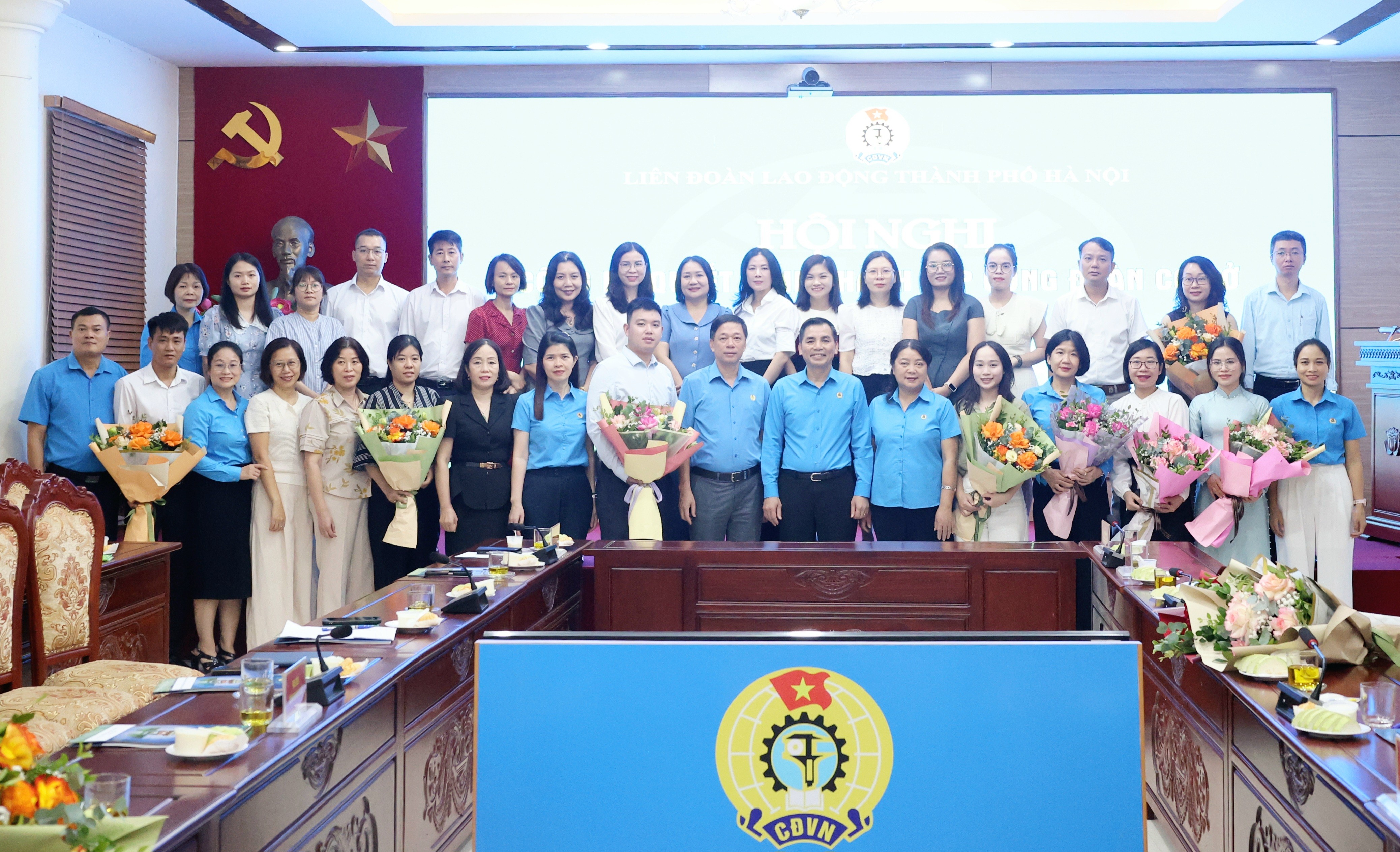 Liên đoàn Lao động thành phố Hà Nội thành lập 34 Công đoàn cơ sở