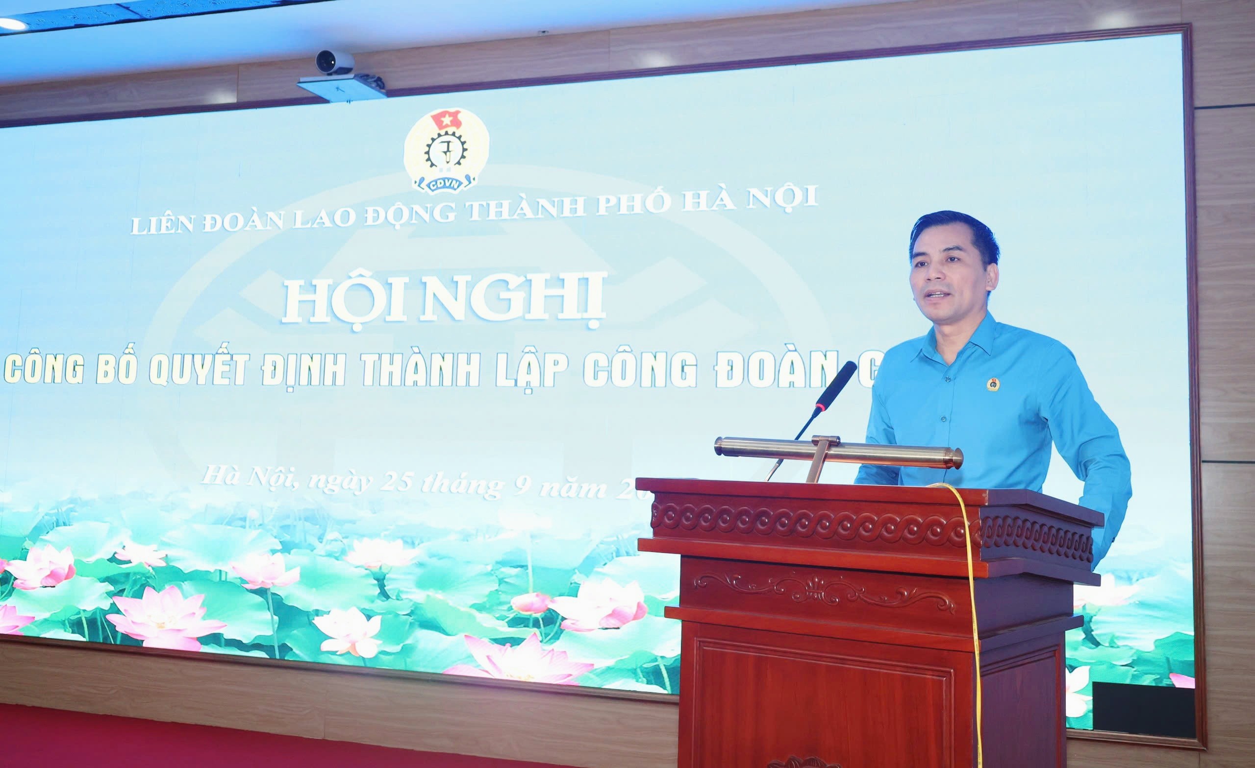 Liên đoàn Lao động thành phố Hà Nội thành lập 34 Công đoàn cơ sở