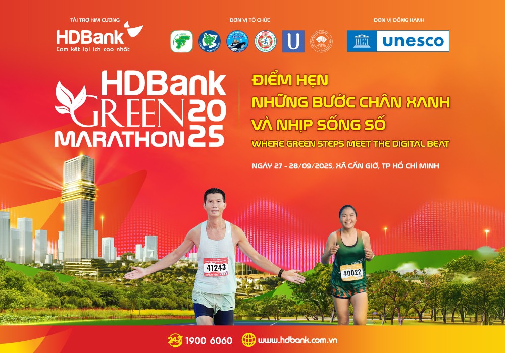 HDBank Green Marathon 2025 hứa hẹn đầy ắp trải nghiệm bất ngờ