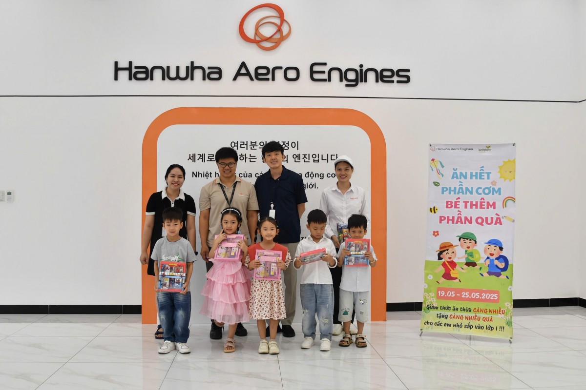 Công đoàn Công ty TNHH Hanwha Aero Engines: Chăm lo để người lao động gắn bó lâu dài