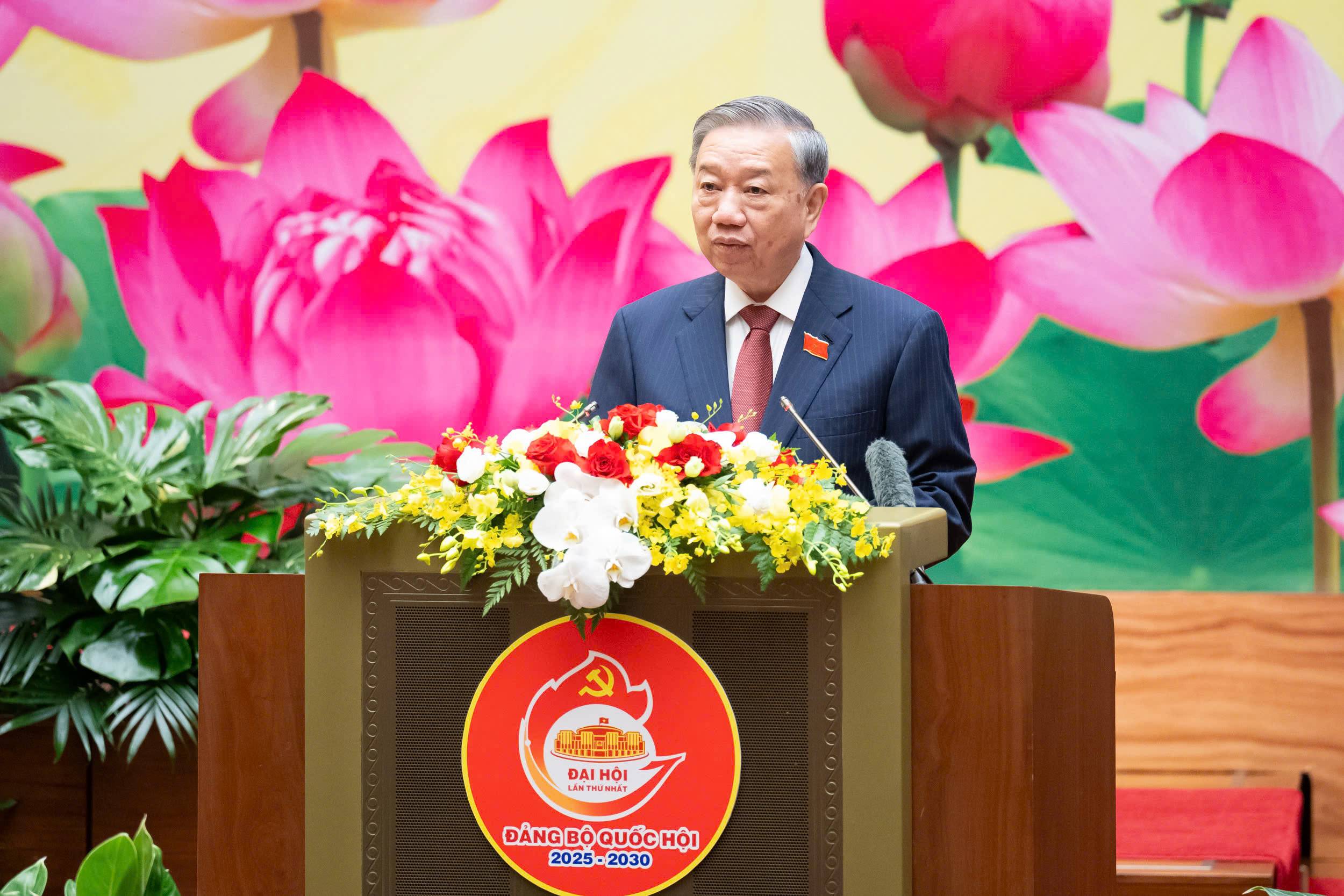 Tổng Bí thư Tô Lâm: Nâng cao tính Nhân dân, tính Đảng trong hoạt động của Quốc hội