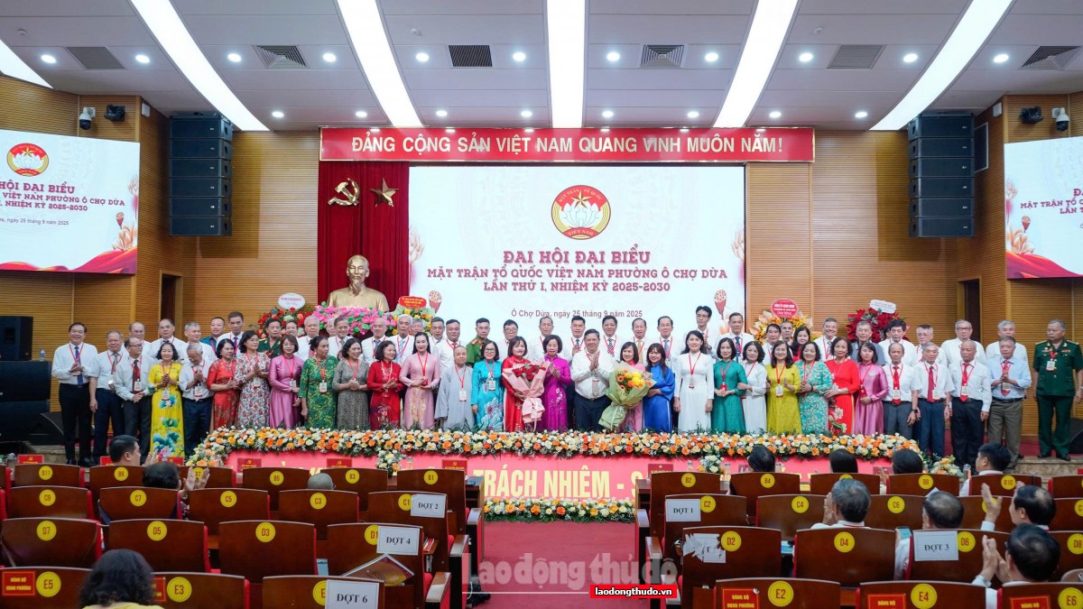 MTTQ phường Ô Chợ Dừa: Khẳng định vai trò cầu nối vững chắc sau sắp xếp đơn vị hành chính