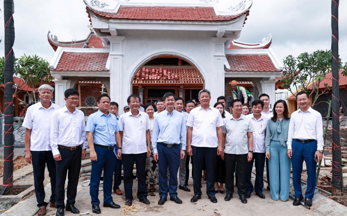 Chuẩn bị khánh thành Khu lưu niệm Trưởng Ban Thường trực Quốc hội Bùi Bằng Đoàn