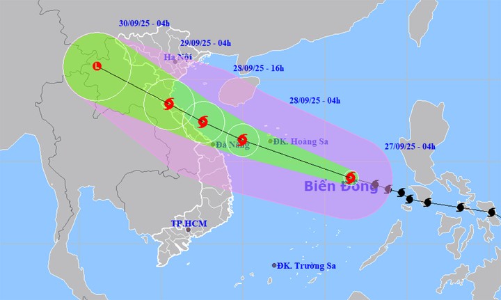 Tin bão mới nhất: Bão số 10 Bualoi di chuyển rất nhanh hướng Nghệ An - Quảng Trị Tin bão mới nhất: Bão số 10 Bualoi di chuyển rất nhanh hướng Nghệ An - Quảng Trị