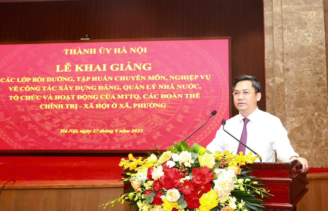 Hà Nội: Tập huấn chuyên môn, nghiệp vụ công tác xây dựng Đảng, quản lý nhà nước, tổ chức và hoạt động của Mặt trận Tổ quốc, các đoàn thể