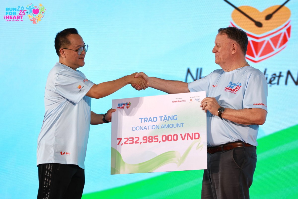 Quyên góp hơn 7 tỷ đồng từ giải “Chạy vì trái tim 2025” Quyên góp hơn 7 tỷ đồng từ giải “Chạy vì trái tim 2025”