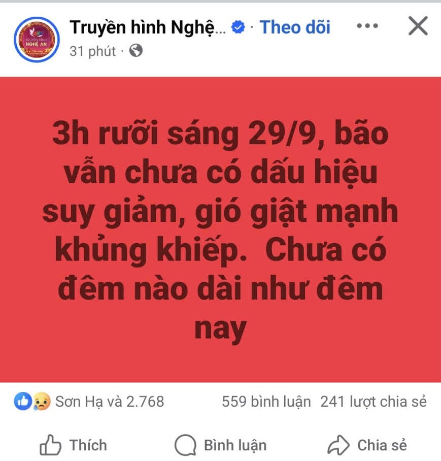 Nghệ An - Hà Tĩnh: Thức trắng đêm trực chống bão Nghệ An - Hà Tĩnh: Thức trắng đêm trực chống bão