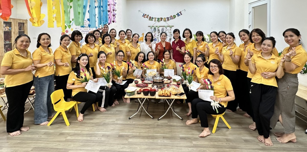 Công đoàn Trường Mầm non B chú trọng chăm lo đời sống cho cán bộ, giáo viên Công đoàn Trường Mầm non B chú trọng chăm lo đời sống cho cán bộ, giáo viên