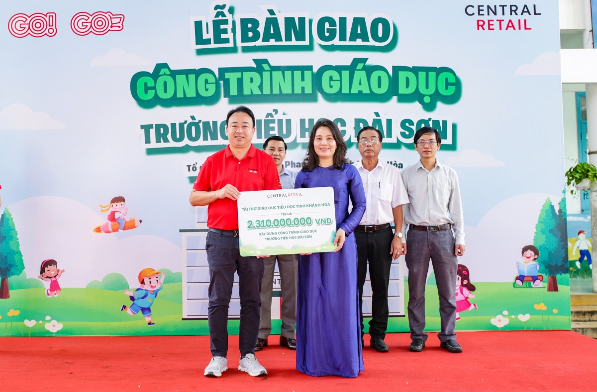 Central Retail Việt Nam bàn giao công trình giáo dục trị giá hơn 2,3 tỷ đồng cho tỉnh Khánh Hòa Central Retail Việt Nam bàn giao công trình giáo dục trị giá hơn 2,3 tỷ đồng cho tỉnh Khánh Hòa