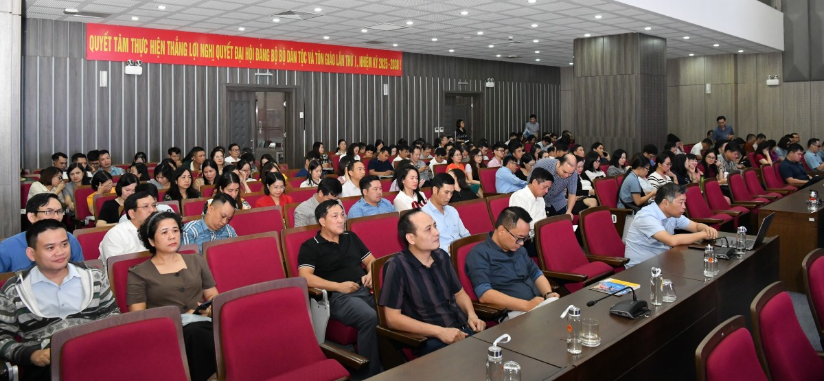 Đảng bộ Bộ Dân tộc và Tôn giáo đẩy mạnh quán triệt, triển khai nghị quyết mới của Đảng