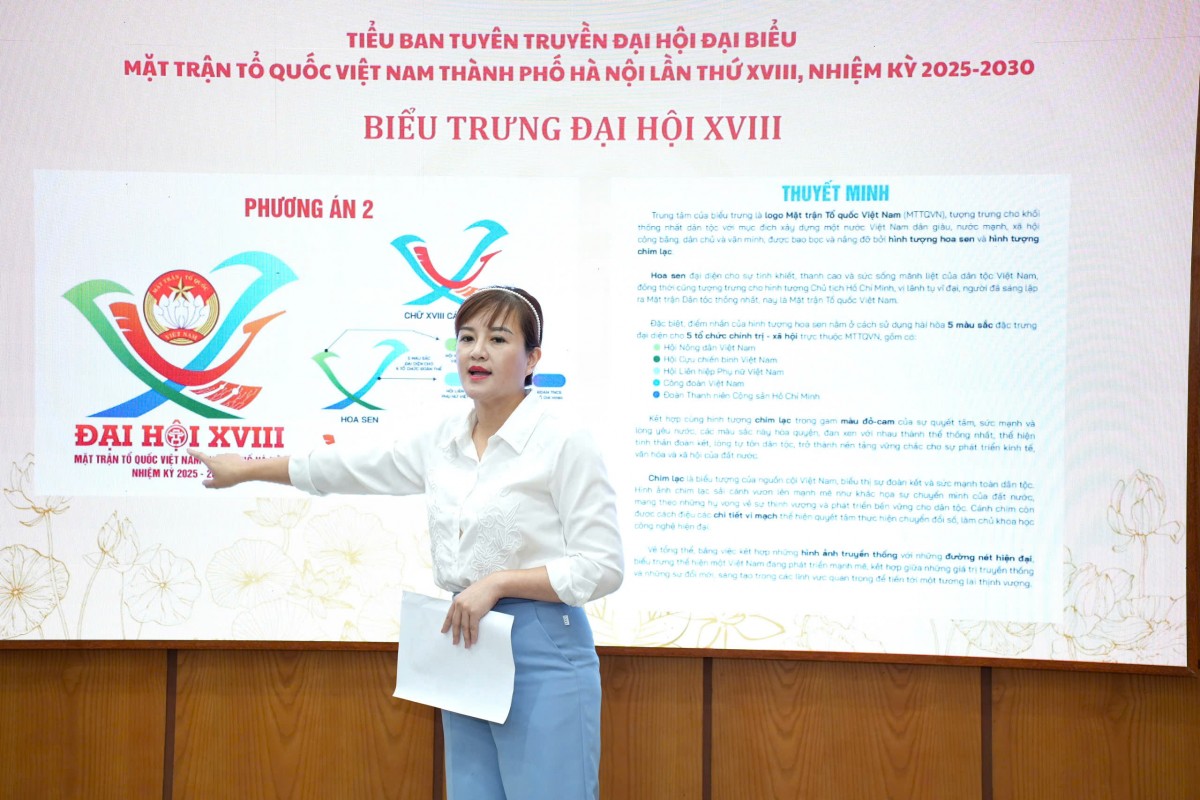 Tuyên truyền đậm nét về Đại hội đại biểu MTTQ Việt Nam thành phố Hà Nội lần thứ XVIII Tuyên truyền đậm nét về Đại hội đại biểu MTTQ Việt Nam thành phố Hà Nội lần thứ XVIII