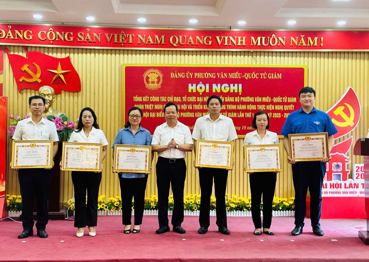 Đảng ủy phường Văn Miếu - Quốc Tử Giám triển khai Chương trình hành động thực hiện Nghị quyết Đại hội Đảng ủy phường Văn Miếu - Quốc Tử Giám triển khai Chương trình hành động thực hiện Nghị quyết Đại hội