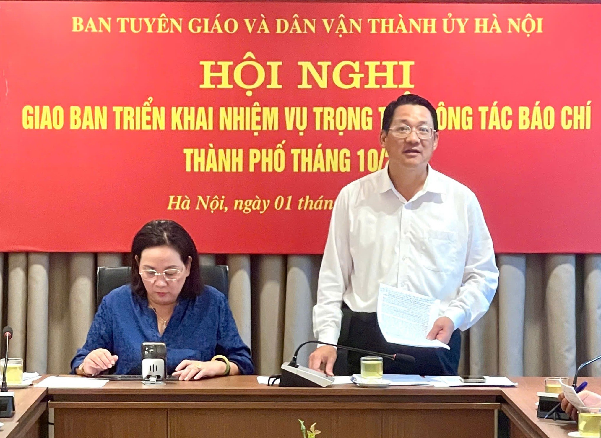 Tập trung tuyên truyền cao điểm về Đại hội XVIII Đảng bộ thành phố Hà Nội