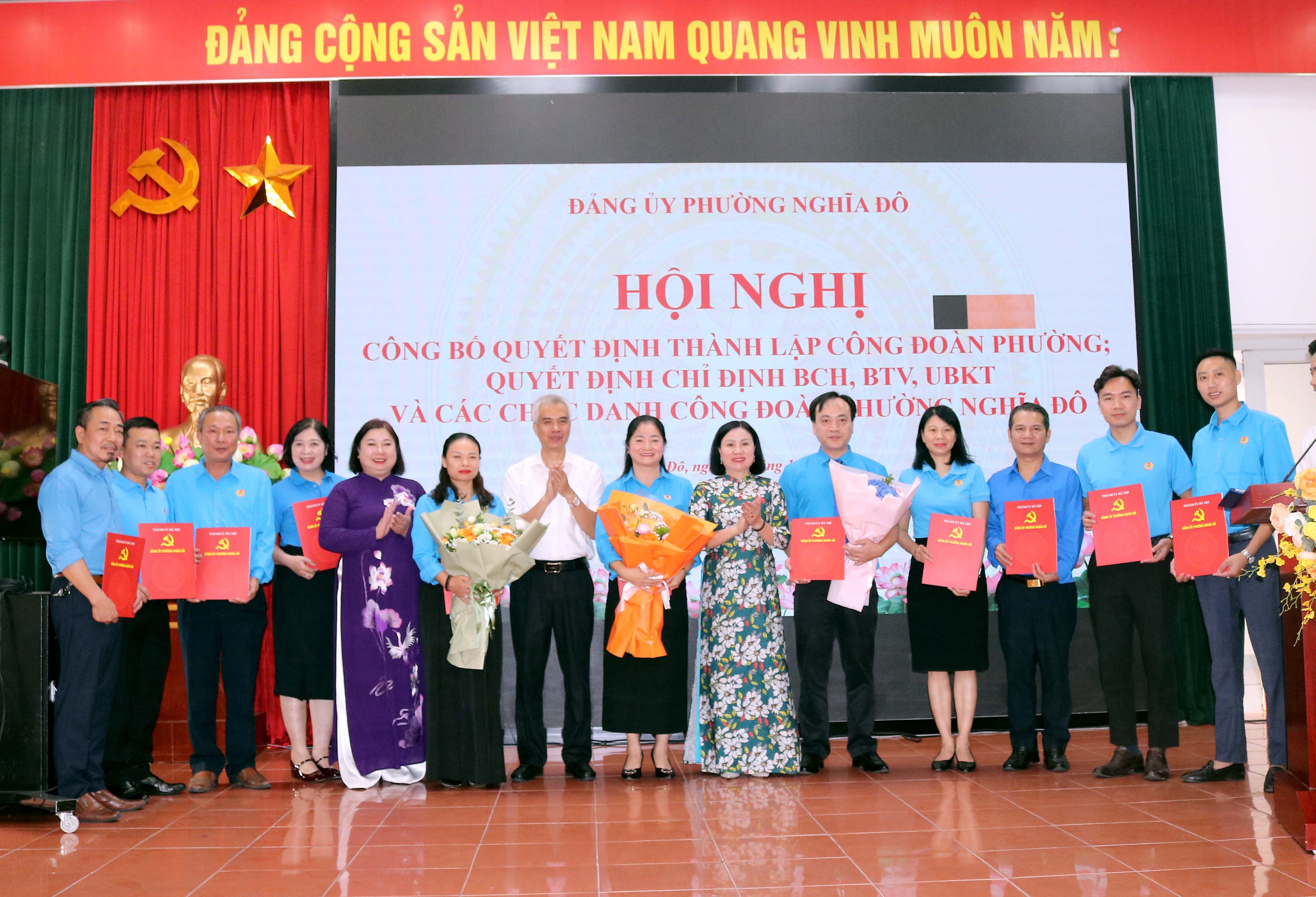 Sẵn sàng cho ngày hội lớn của người lao động phường Nghĩa Đô
