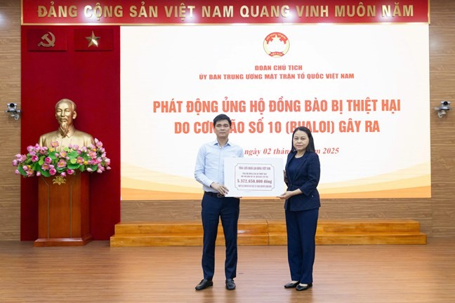 Đoàn Chủ tịch Ủy ban Trung ương MTTQ Việt Nam phát động ủng hộ đồng bào bị thiệt hại do cơn bão số 10