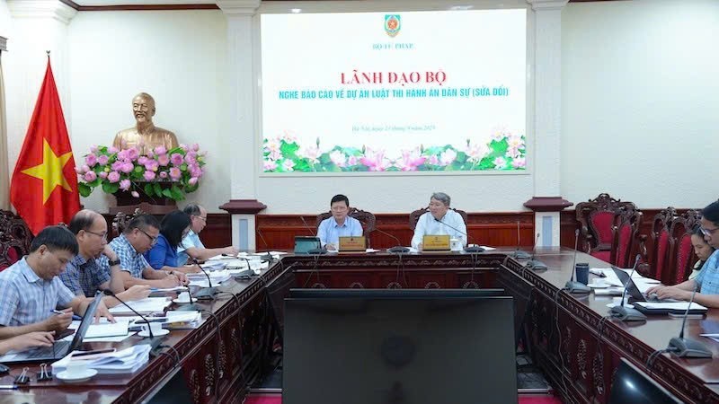 Công tác thi hành án dân sự hoàn thành vượt các chỉ tiêu Quốc hội giao