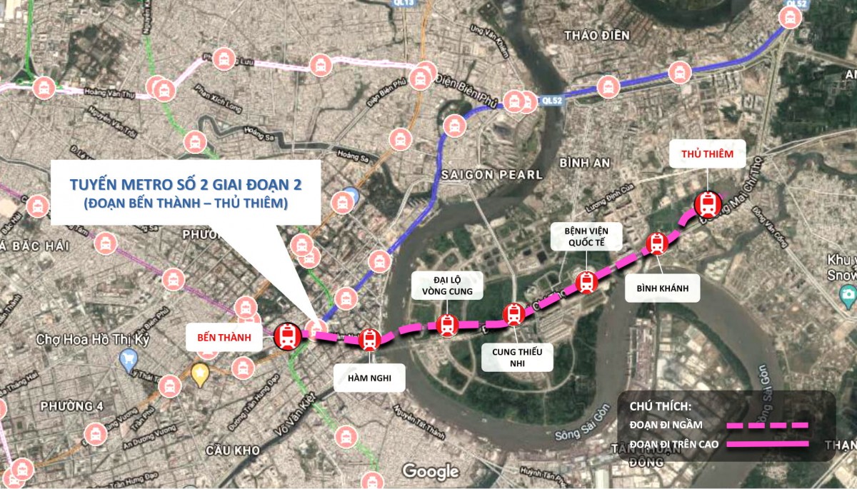 Hoàn chỉnh hồ sơ điều chỉnh tuyến metro số 2 trong tháng 12/2025