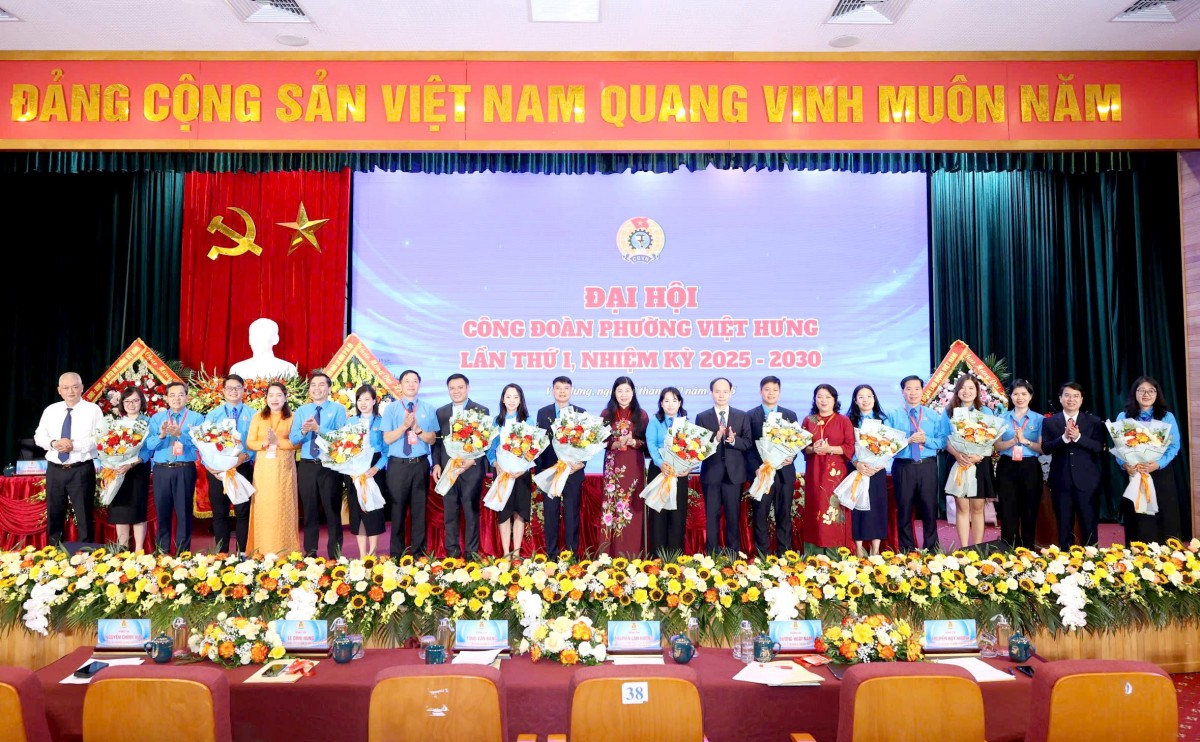 TRỰC TUYẾN: Đại hội Công đoàn phường Việt Hưng lần thứ I, nhiệm kỳ 2025 - 2030