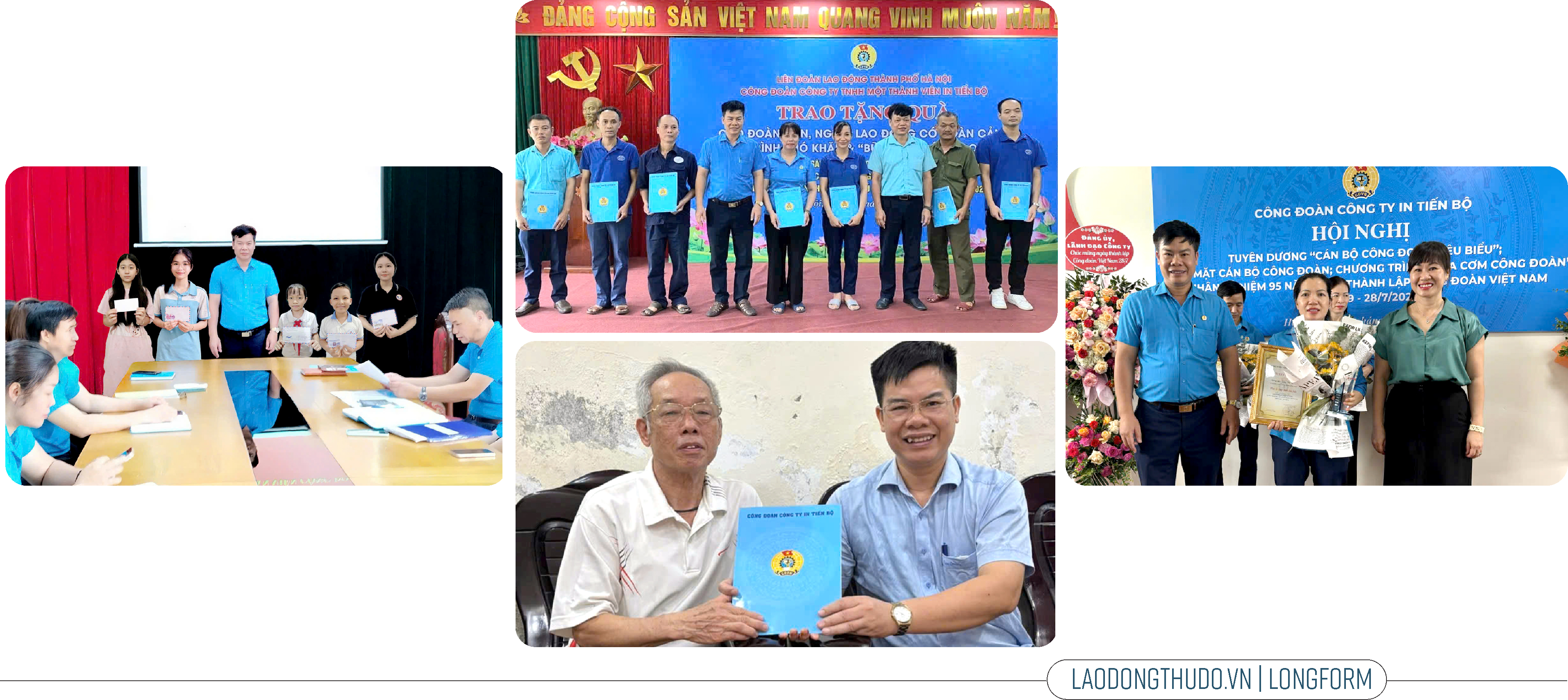 Người thắp lửa Mái nhà chung Công đoàn In Tiến Bộ