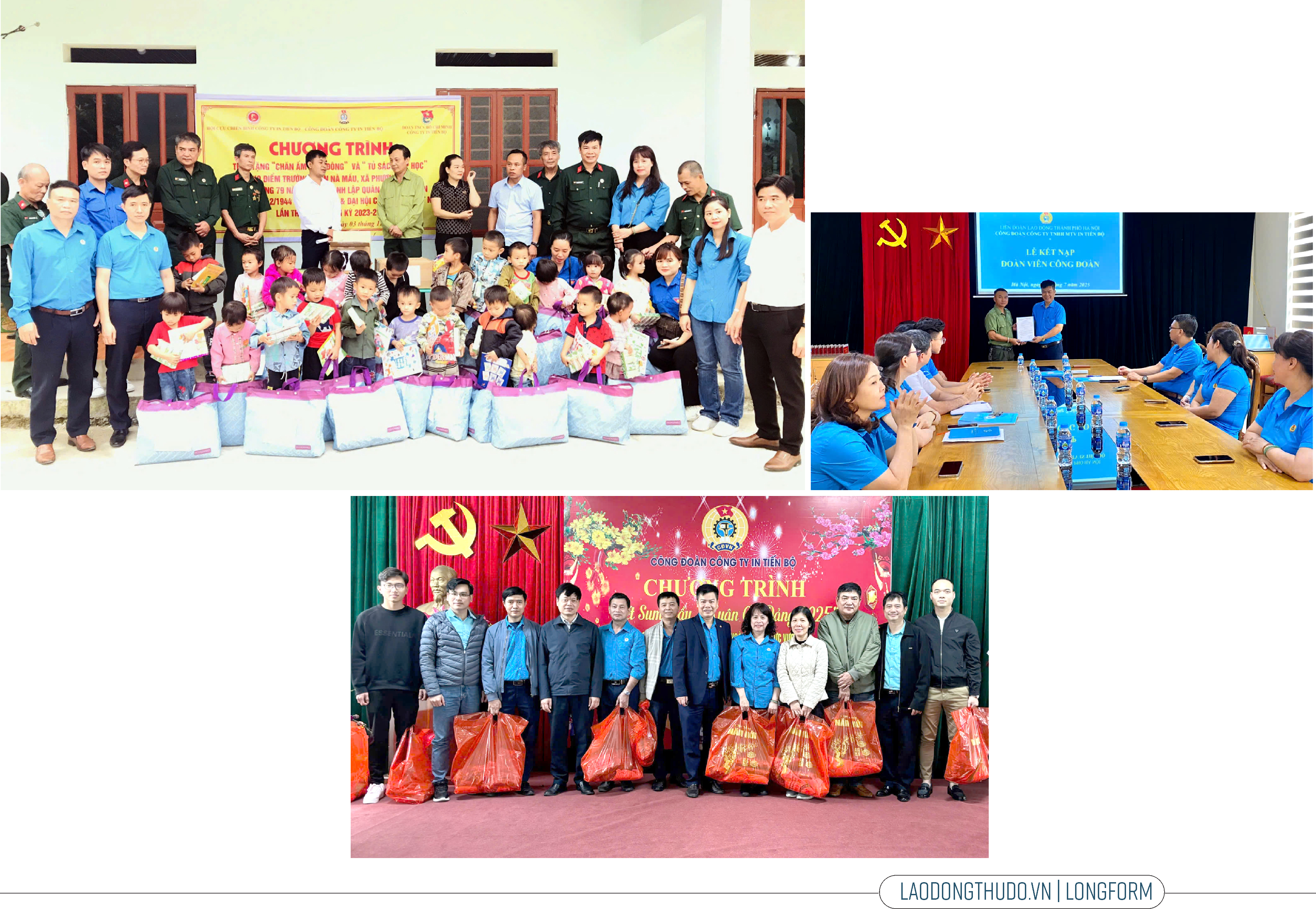 Người thắp lửa Mái nhà chung Công đoàn In Tiến Bộ