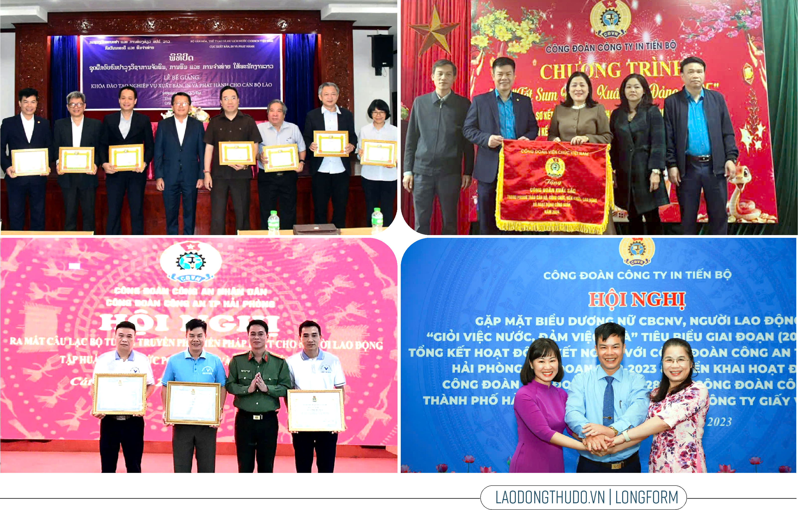 Người thắp lửa Mái nhà chung Công đoàn In Tiến Bộ