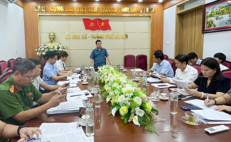 Hòa Xá sẽ cưỡng chế thu hồi đất 44 hộ dân, bảo đảm tiến độ dự án công ích