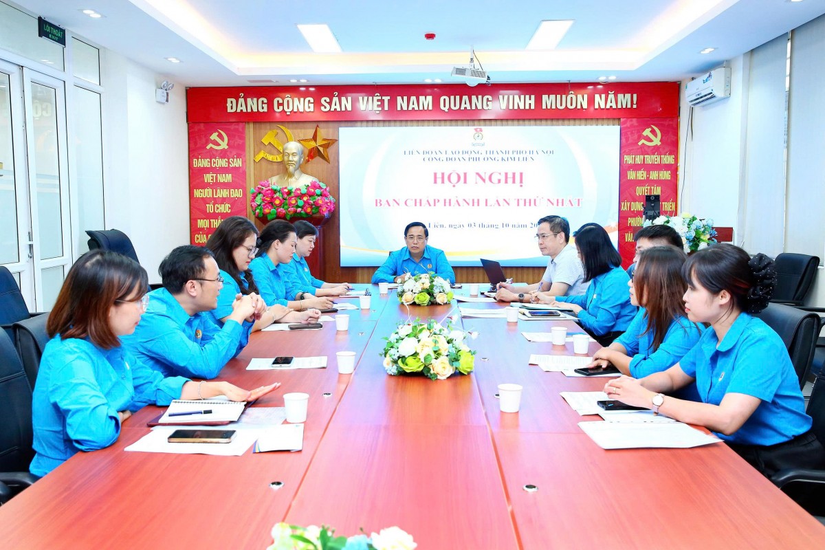 Hội nghị Ban Chấp hành Công đoàn phường Kim Liên lần thứ I, nhiệm kỳ 2025-2030