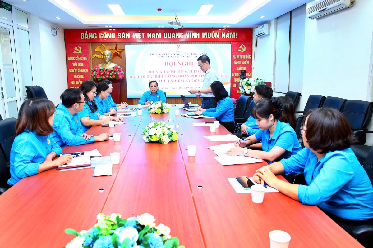 Hội nghị Ban Chấp hành Công đoàn phường Kim Liên lần thứ I, nhiệm kỳ 2025-2030