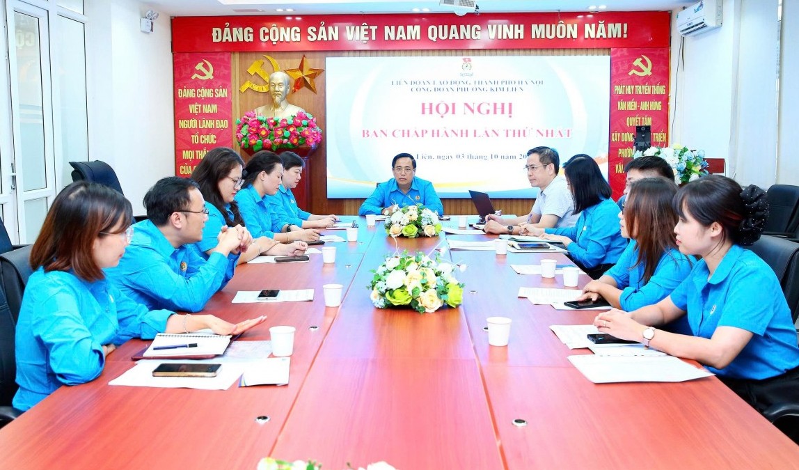 Hội nghị Ban Chấp hành Công đoàn phường Kim Liên lần thứ I, nhiệm kỳ 2025-2030