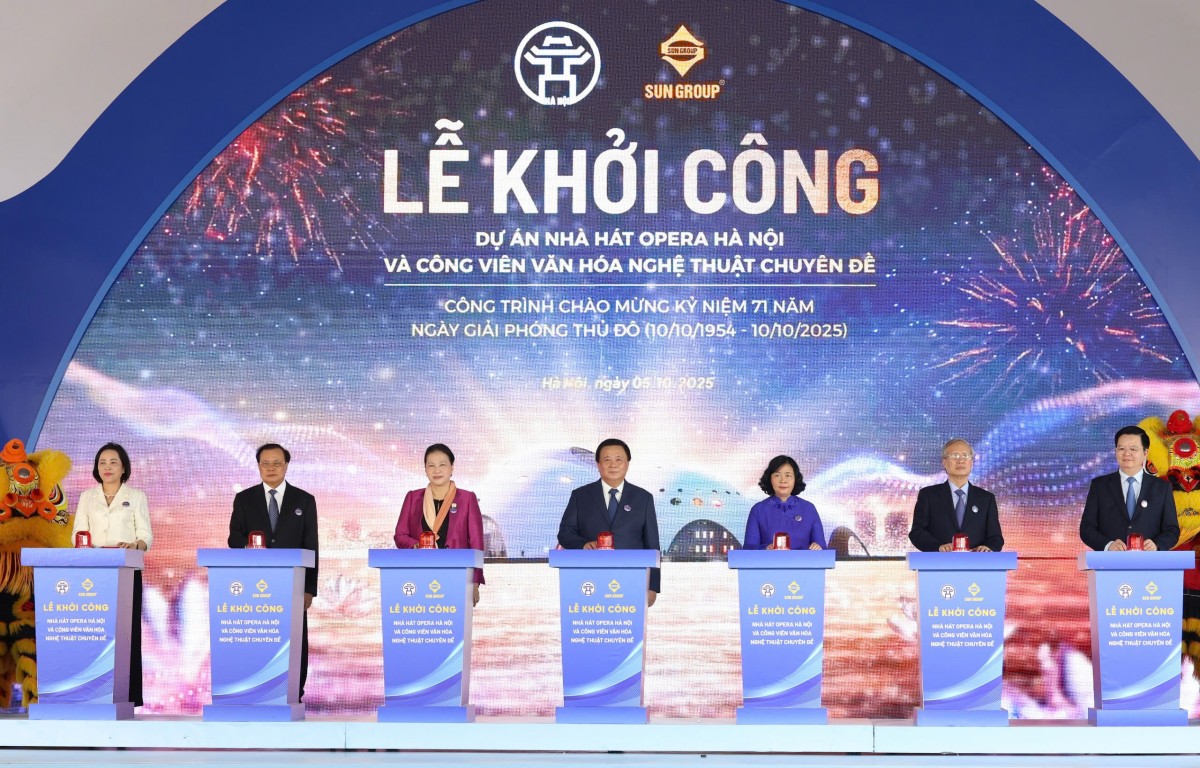Hà Nội khởi công dự án Nhà hát Opera và Công viên văn hóa nghệ thuật chuyên đề hơn 12.700 tỷ đồng Hà Nội khởi công dự án Nhà hát Opera và Công viên văn hóa nghệ thuật chuyên đề hơn 12.700 tỷ đồng