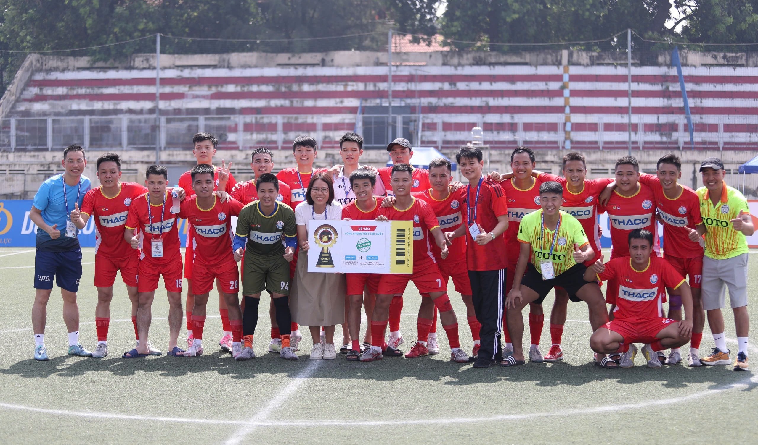 Đội bóng Công đoàn thành phố Hà Nội giành vé dự vòng chung kết Giải bóng đá công nhân, viên chức Việt Nam 2025