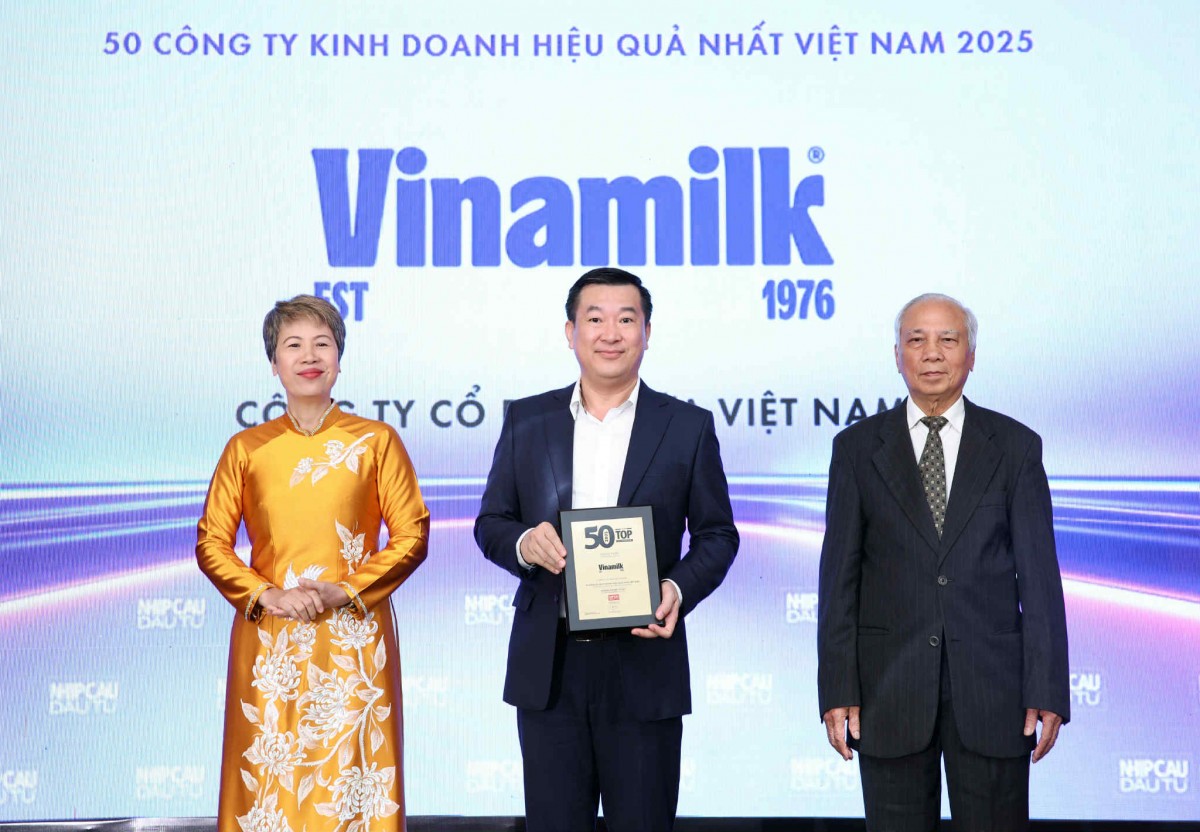 Vinamilk khẳng định bản lĩnh tiên phong qua bảng xếp hạng TOP50 năm 2025