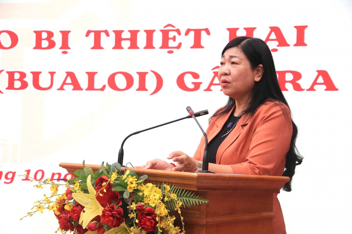 Cơ quan Ủy ban MTTQ Việt Nam thành phố Hà Nội ủng hộ đồng bào bị thiệt hại do cơn bão số 10