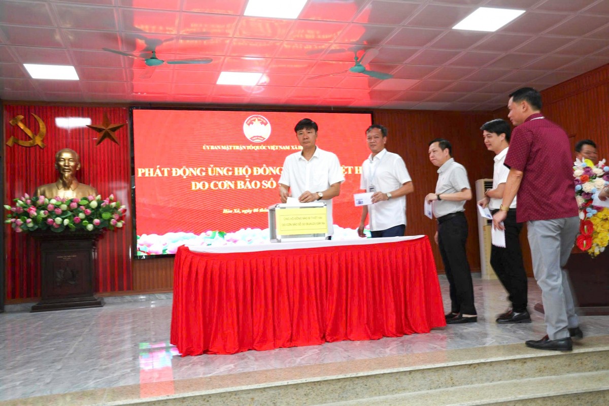 Ủy ban MTTQ xã Hòa Xá kêu gọi hỗ trợ đồng bào sau bão số 10 Ủy ban MTTQ xã Hòa Xá kêu gọi hỗ trợ đồng bào sau bão số 10