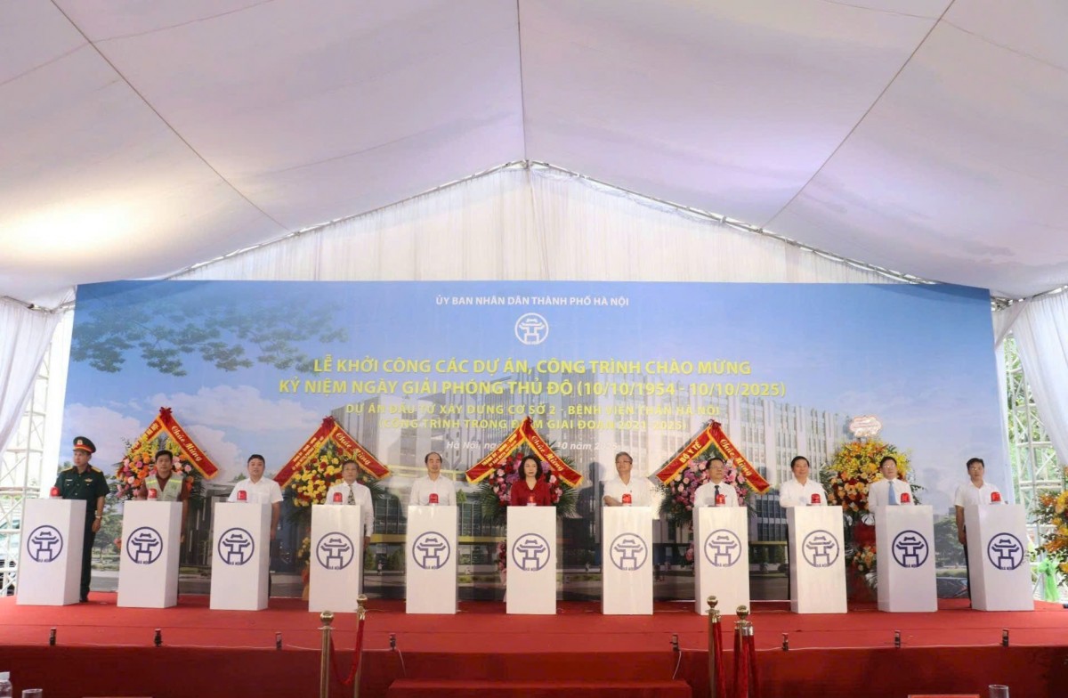 Khởi công xây dựng cơ sở 2 Bệnh viện Thận Hà Nội Khởi công xây dựng cơ sở 2 Bệnh viện Thận Hà Nội