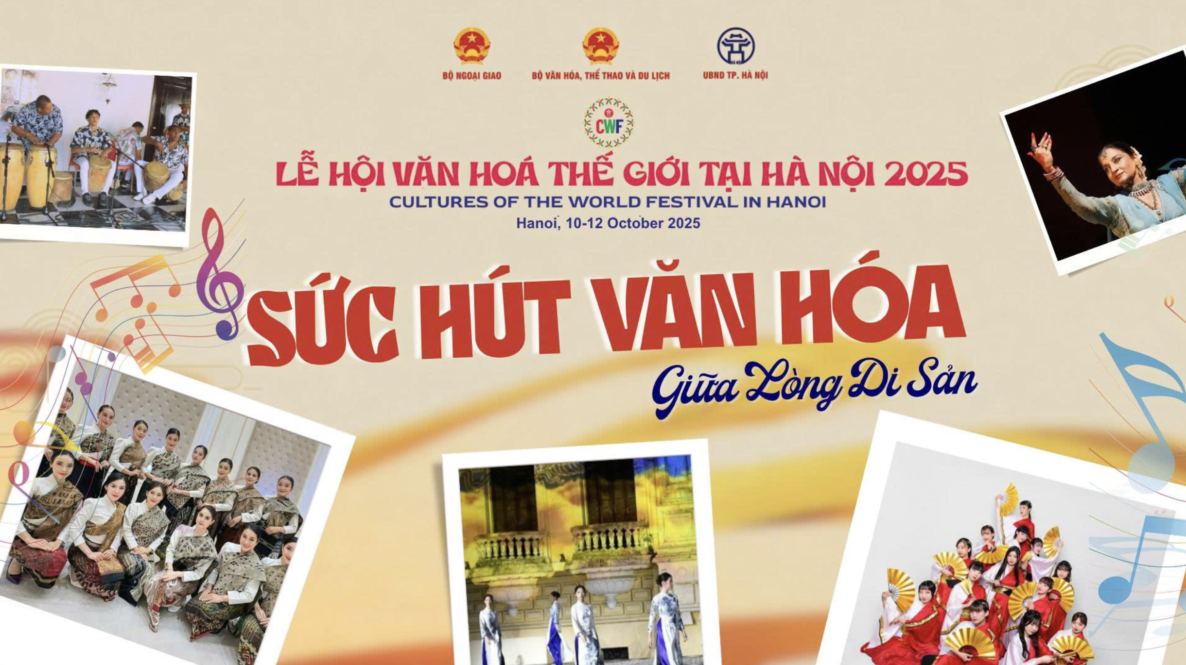 Gần 50 quốc gia tham dự Lễ hội Văn hóa Thế giới tại Hà Nội lần thứ nhất