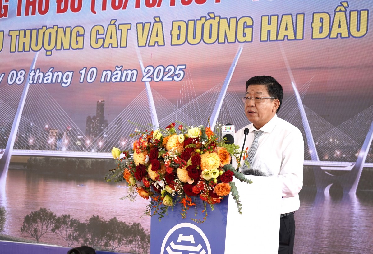 Hà Nội khởi công xây dựng cầu Thượng Cát và đường hai đầu cầu