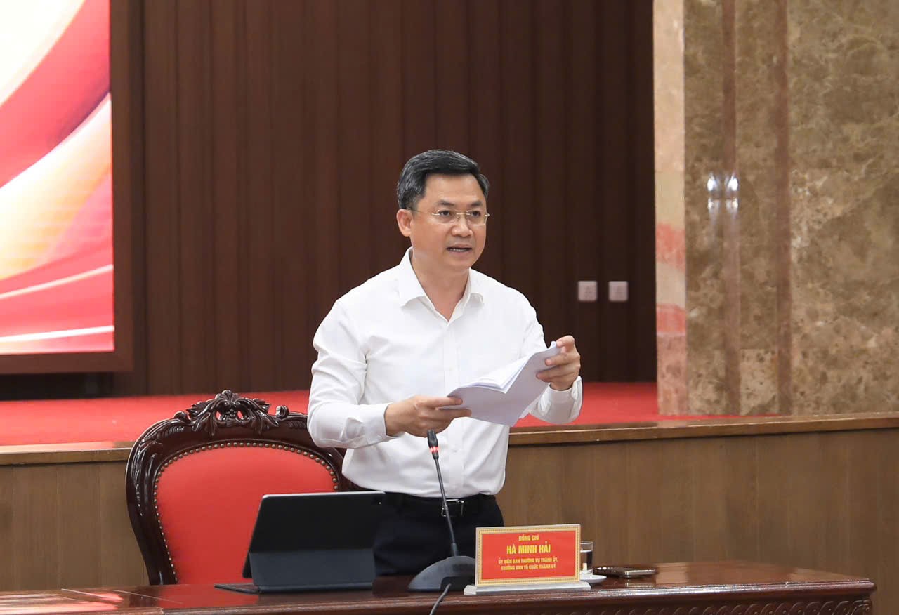 Chủ động, bài bản trong triển khai công tác nhân sự Đại hội đại biểu Đảng bộ thành phố Hà Nội lần thứ XVIII