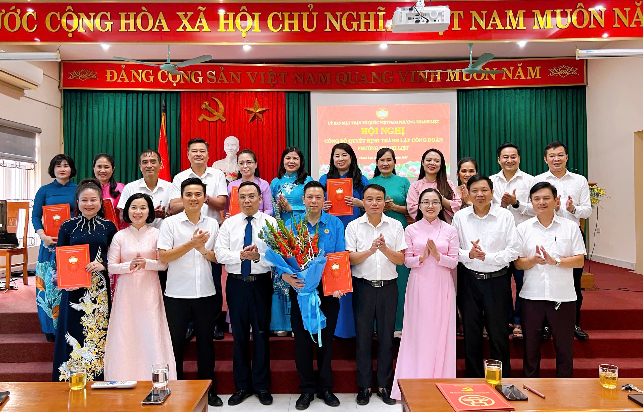 Thành lập Công đoàn phường Thanh Liệt