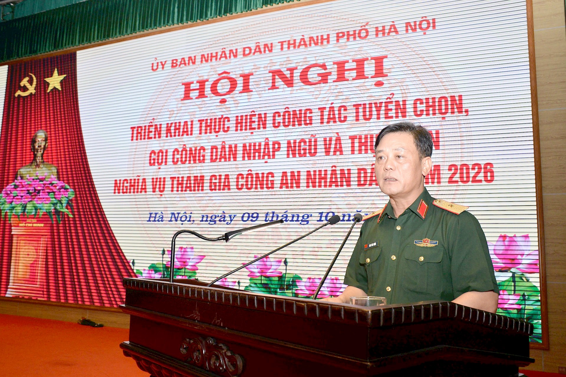 Hà Nội triển khai công tác tuyển chọn công dân nhập ngũ năm 2026