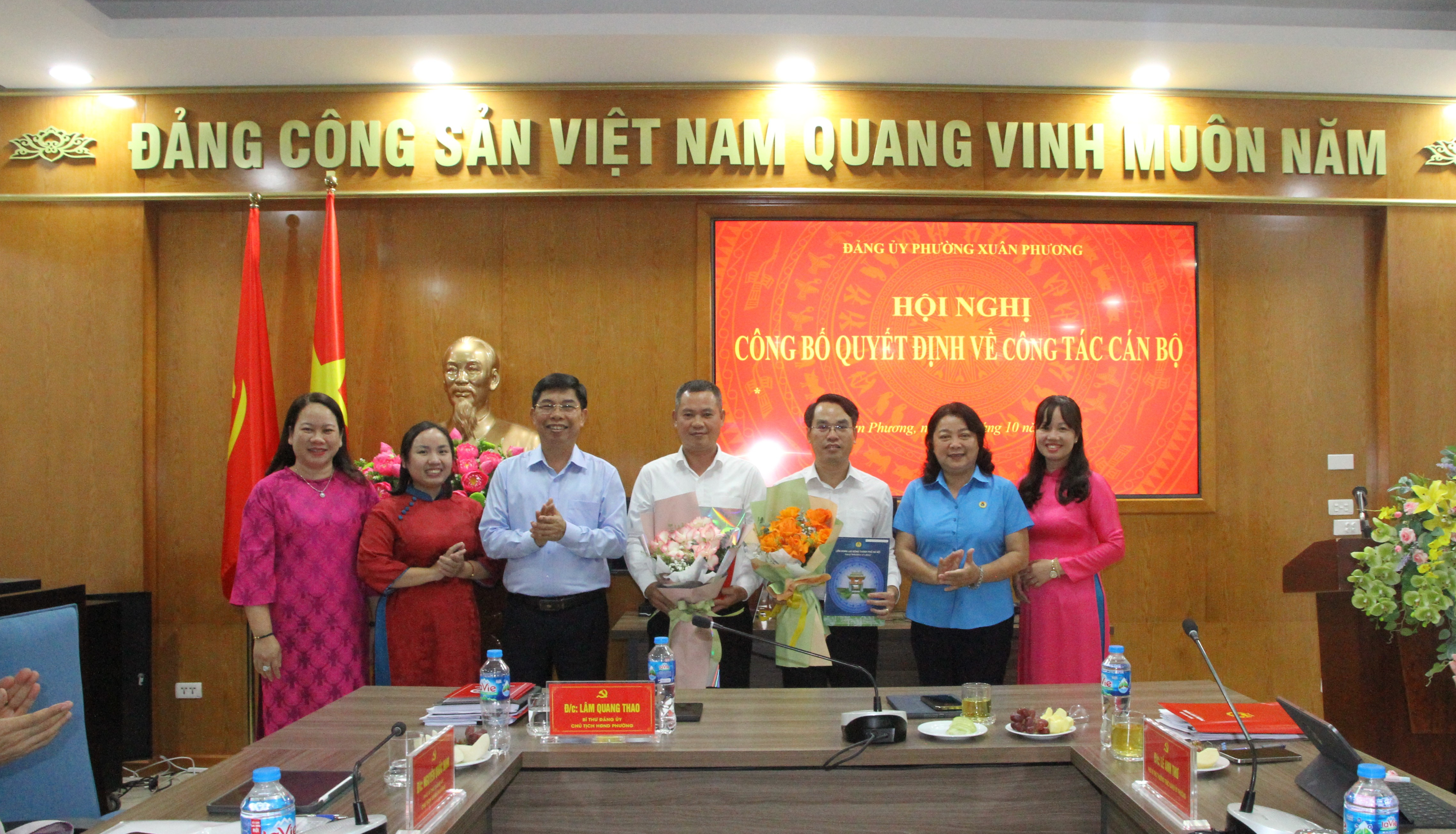 Công đoàn phường Xuân Phương Đồng chí Bùi Văn Cường giữ chức Chủ tịch Công đoàn phường Xuân Phương