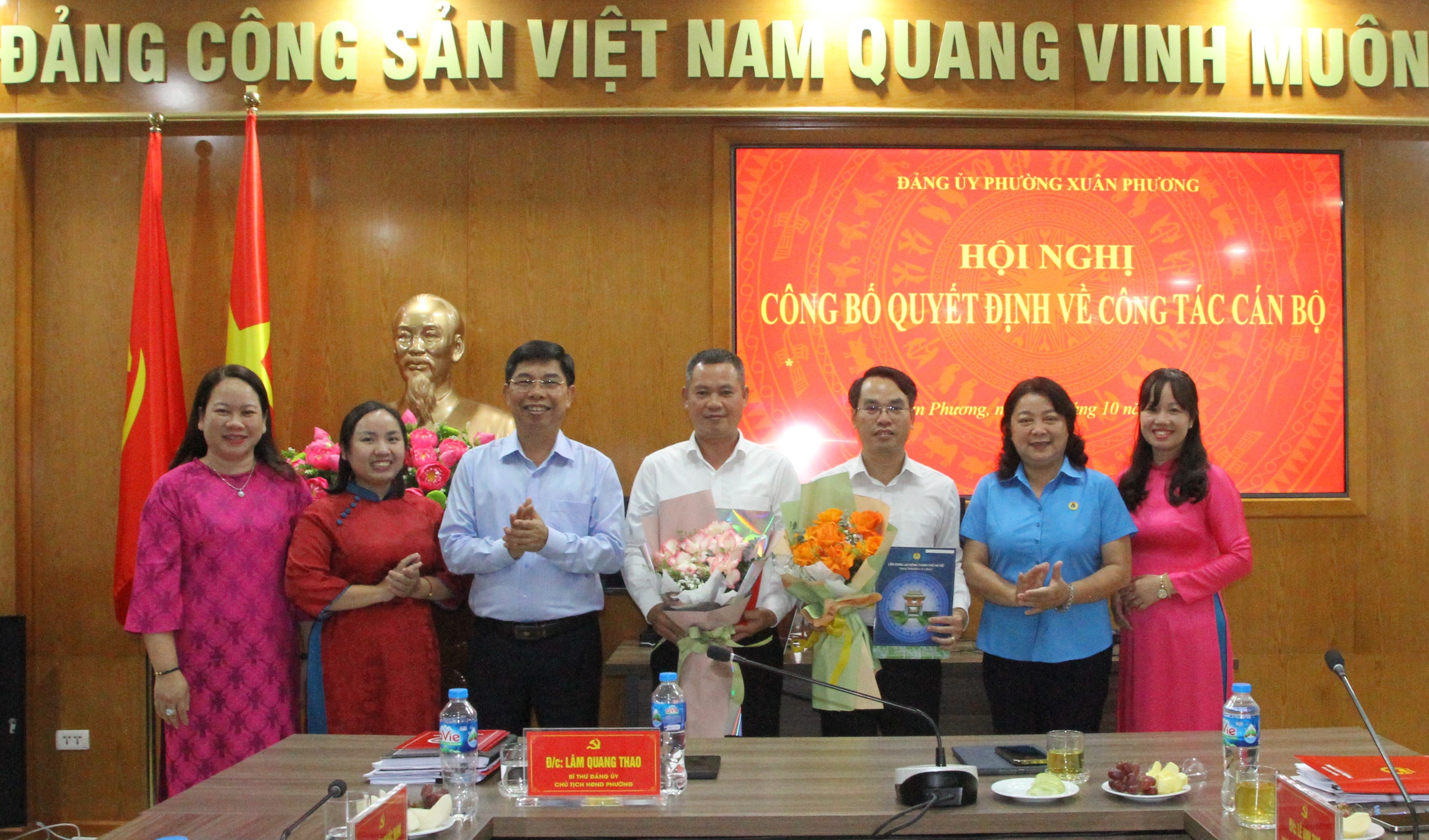 Đồng chí Bùi Văn Cường giữ chức Chủ tịch Công đoàn phường Xuân Phương