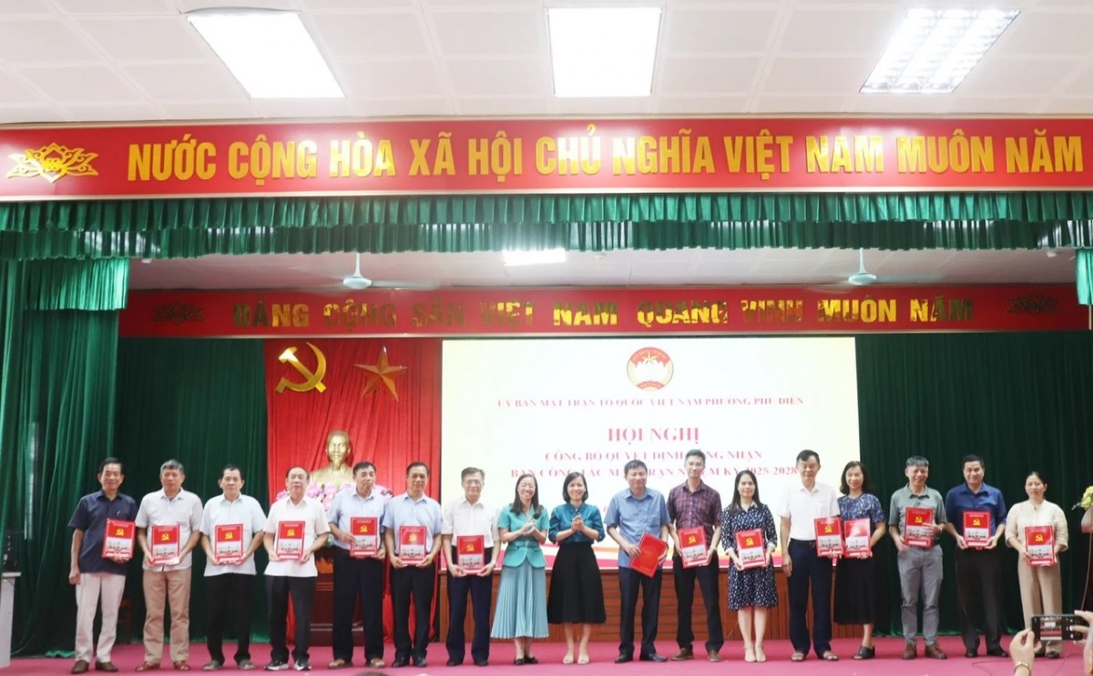 Phát huy sức mạnh đại đoàn kết, lan tỏa tinh thần nhân ái ở phường Phú Diễn