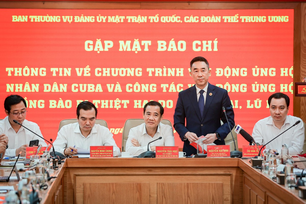 Trung ương Hội Chữ thập đỏ Việt Nam đã tiếp nhận trên 467 tỷ đồng ủng hộ nhân dân Cuba