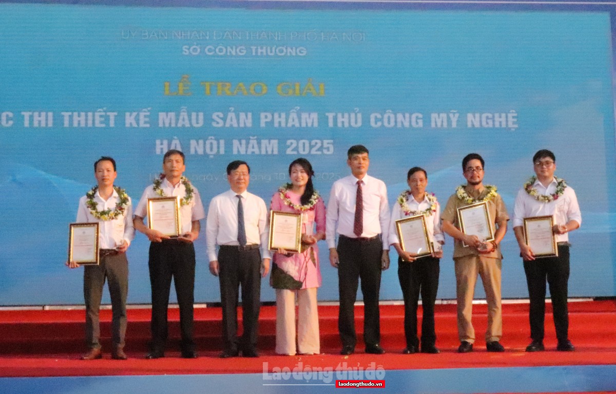 Hà Nội: Vinh danh 90 sản phẩm thủ công mỹ nghệ xuất sắc năm 2025